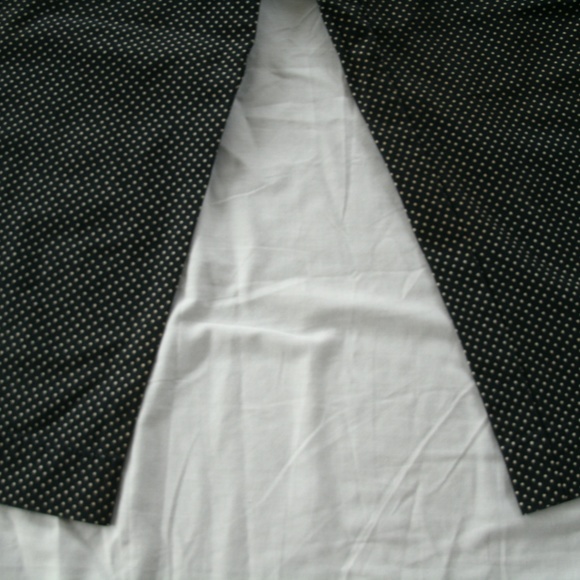 LOFT Capri Pants Polka Dot Cropped Marisa Navy Size 0P Petite - Picture 5 of 8
